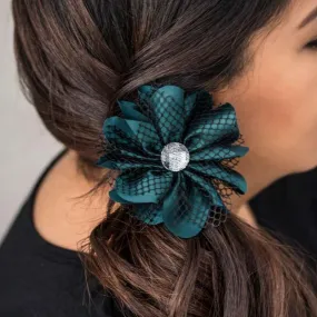 Tea Time Blue Hair Clip