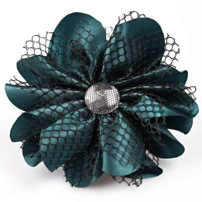 Tea Time Blue Hair Clip