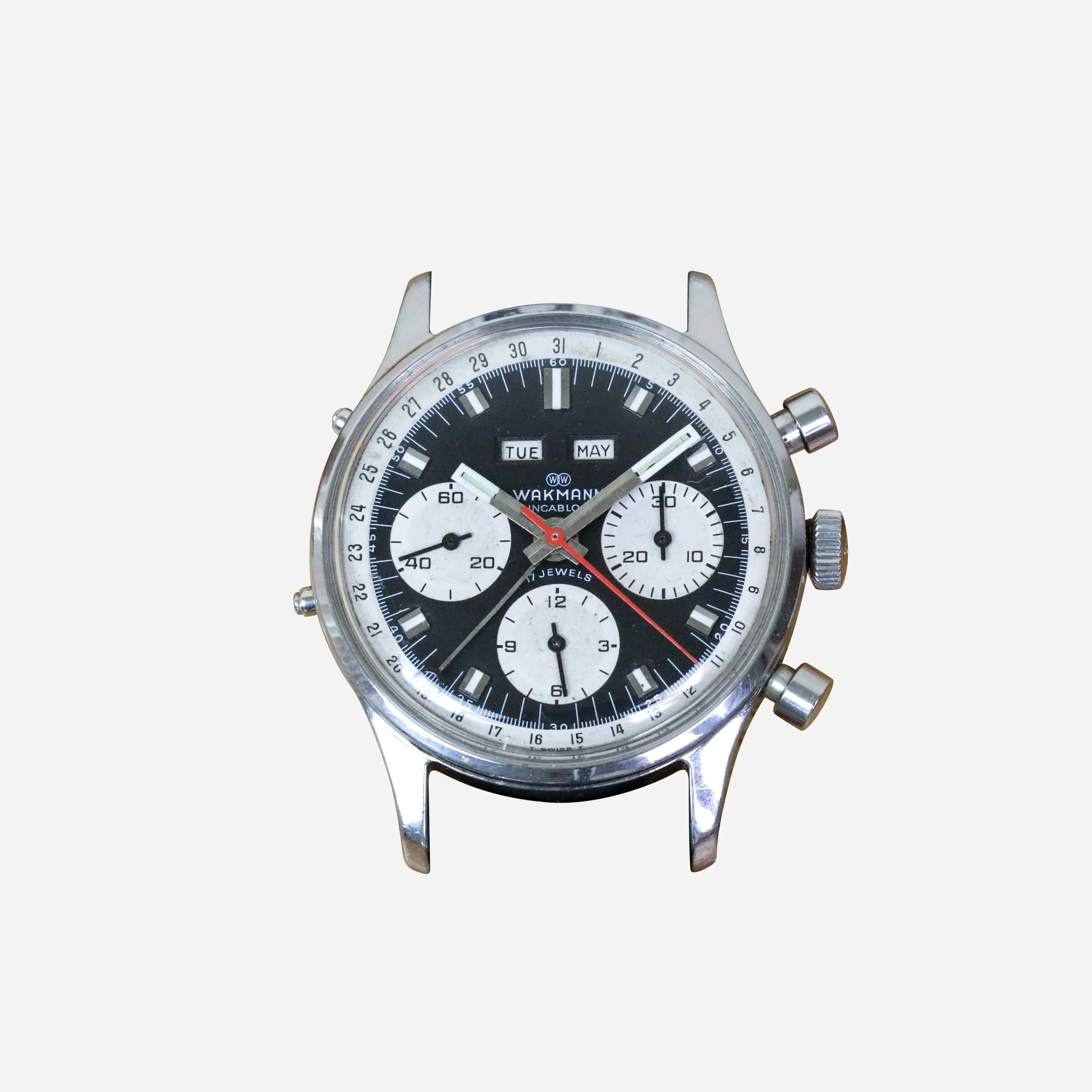 Wakmann (Ref. 725.1309) Triple Date Chronograph