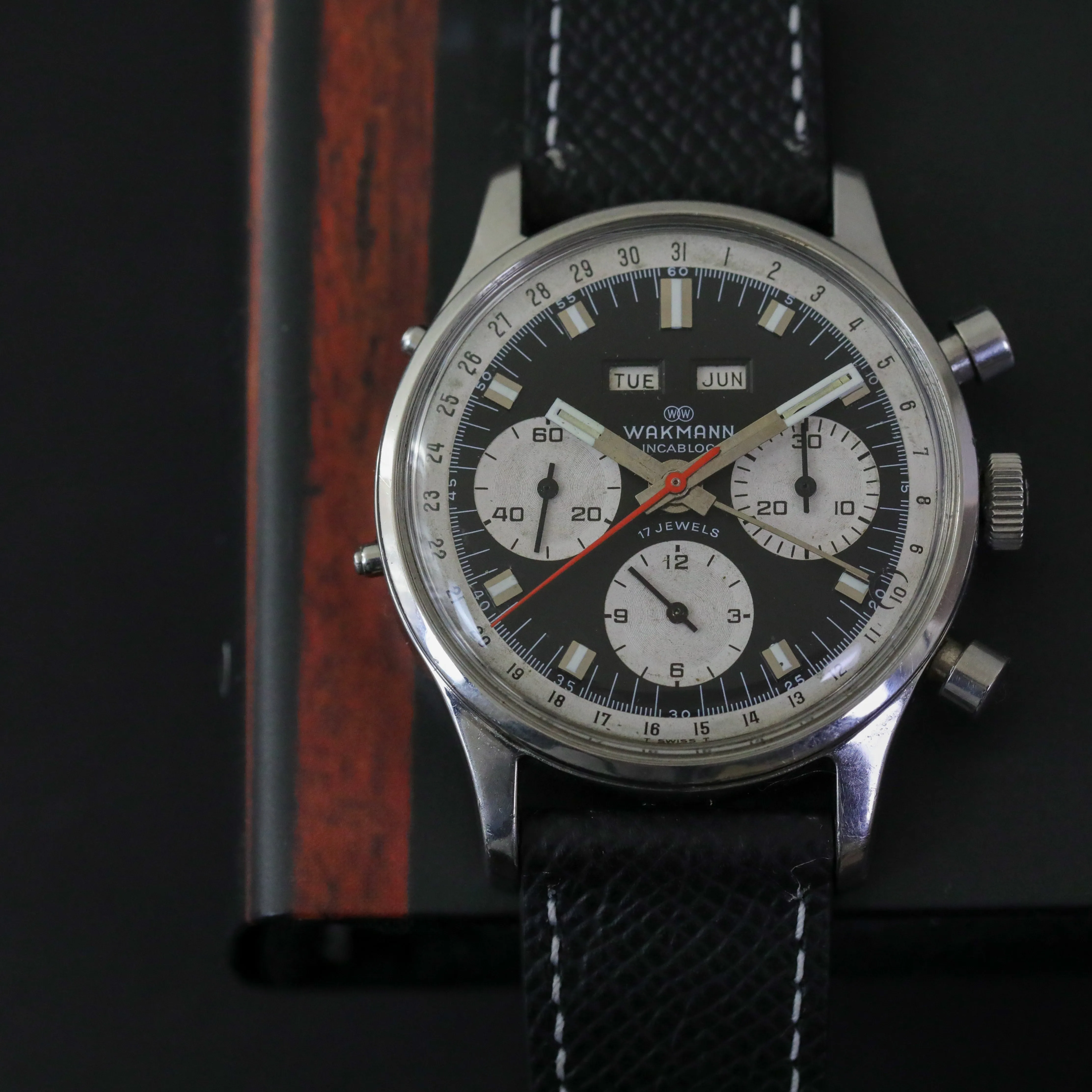 Wakmann (Ref. 725.1309) Triple Date Chronograph