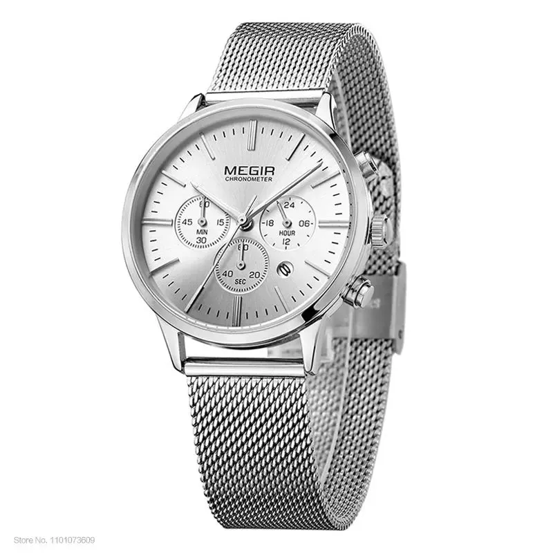 Women's Chrono Steel Watch