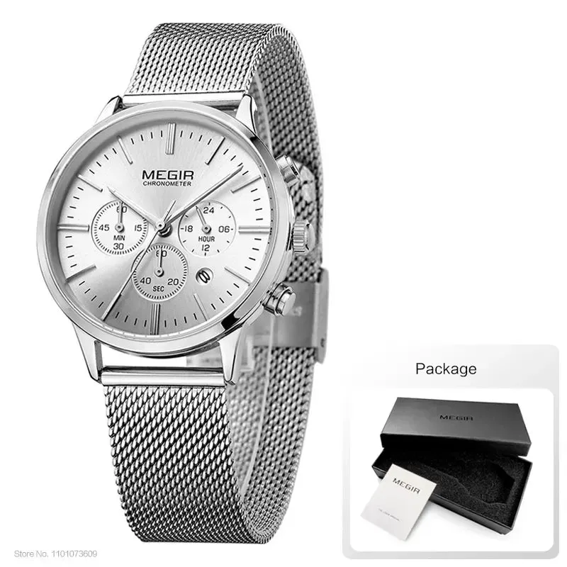 Women's Chrono Steel Watch