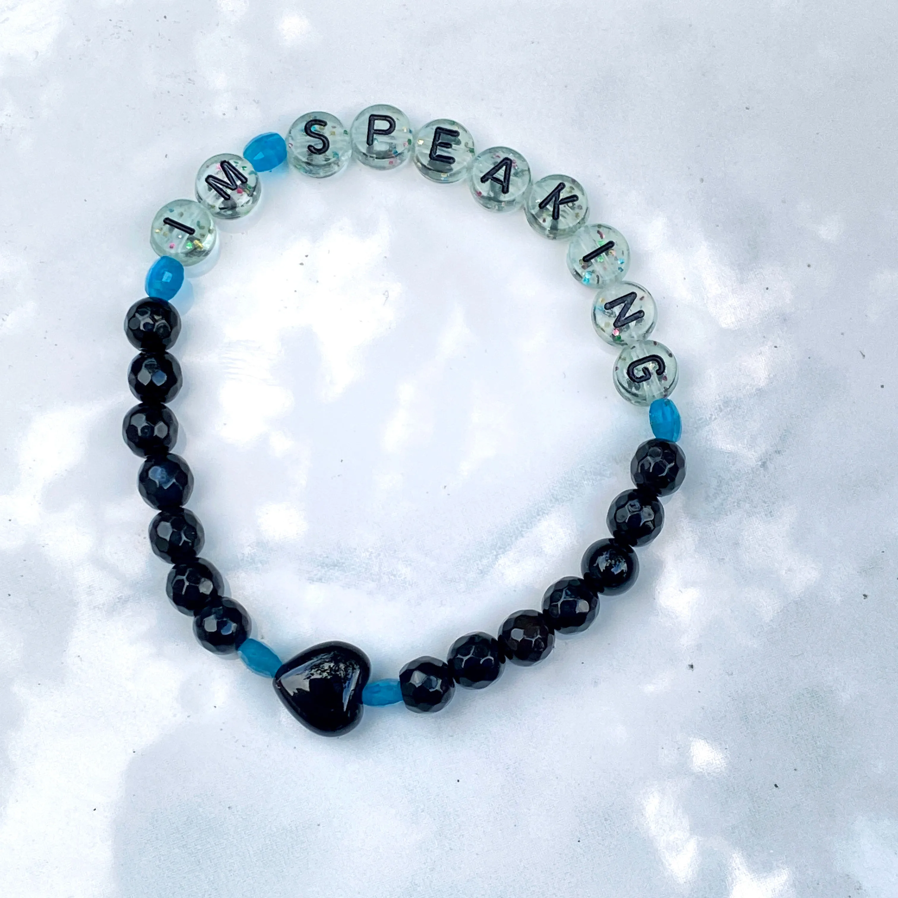 Women's I'M SPEAKING Gemstone Bracelets