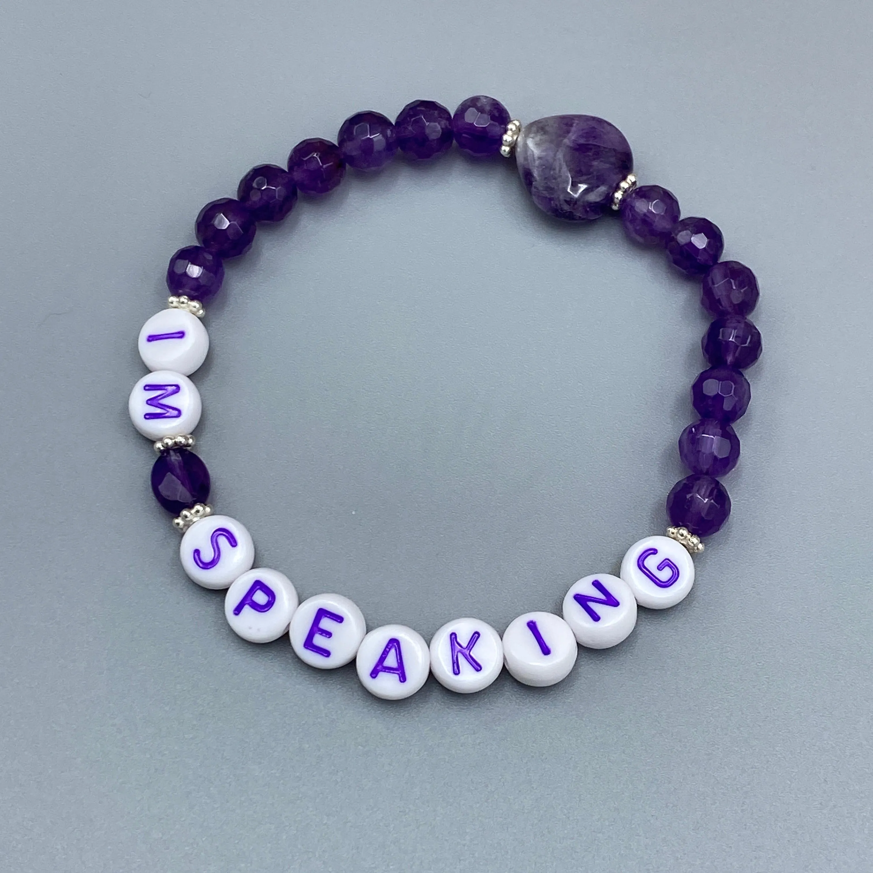 Women's I'M SPEAKING Gemstone Bracelets