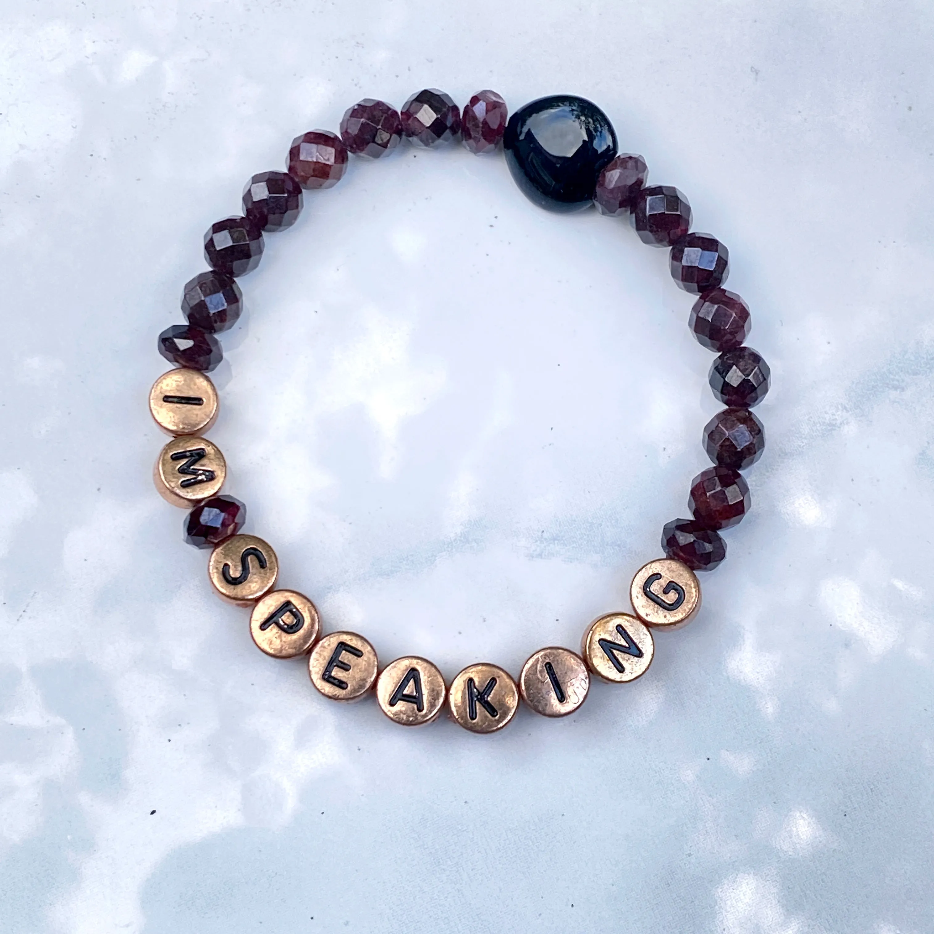 Women's I'M SPEAKING Gemstone Bracelets