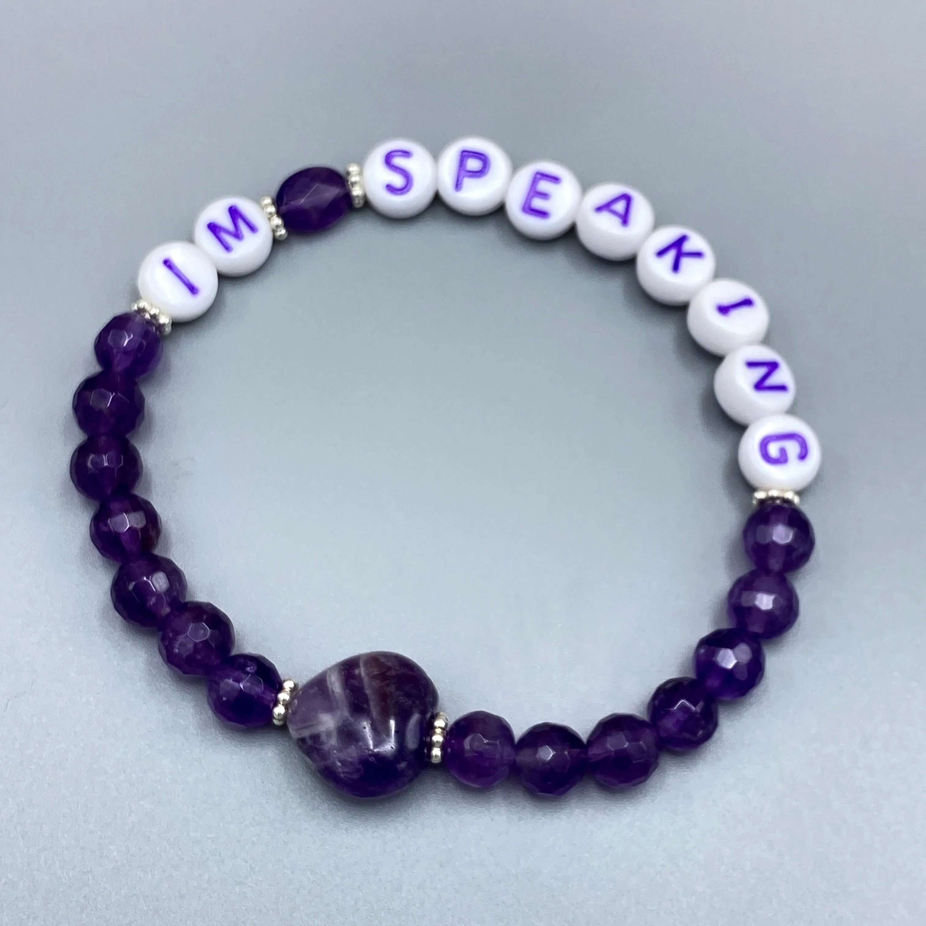 Women's I'M SPEAKING Gemstone Bracelets