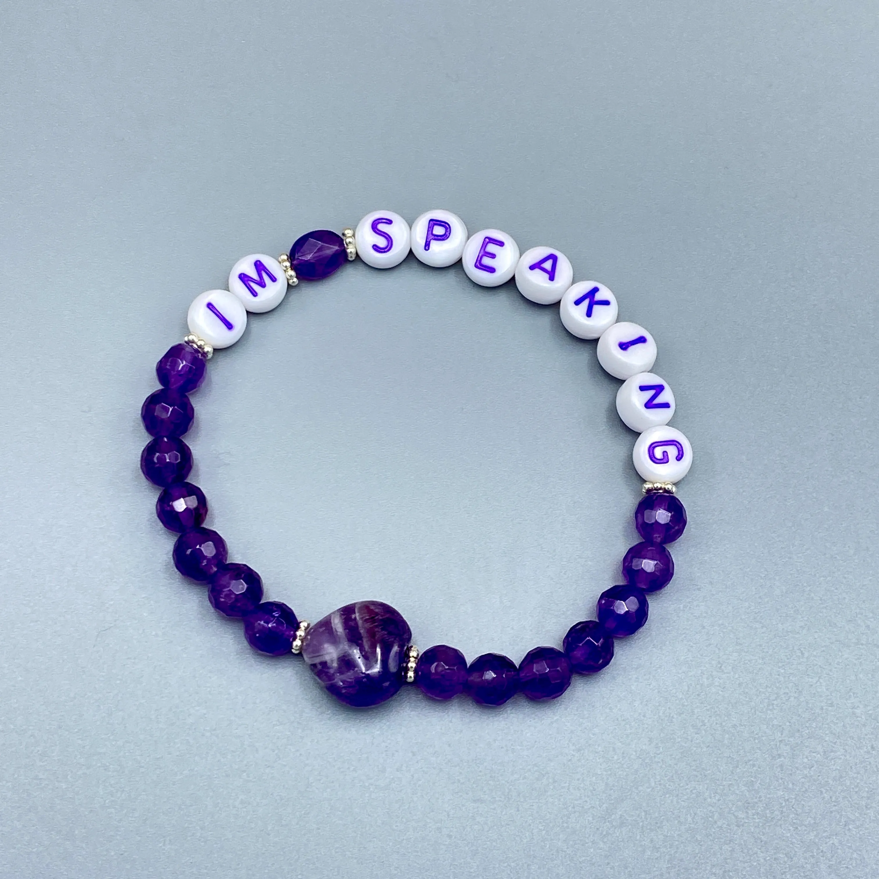 Women's I'M SPEAKING Gemstone Bracelets